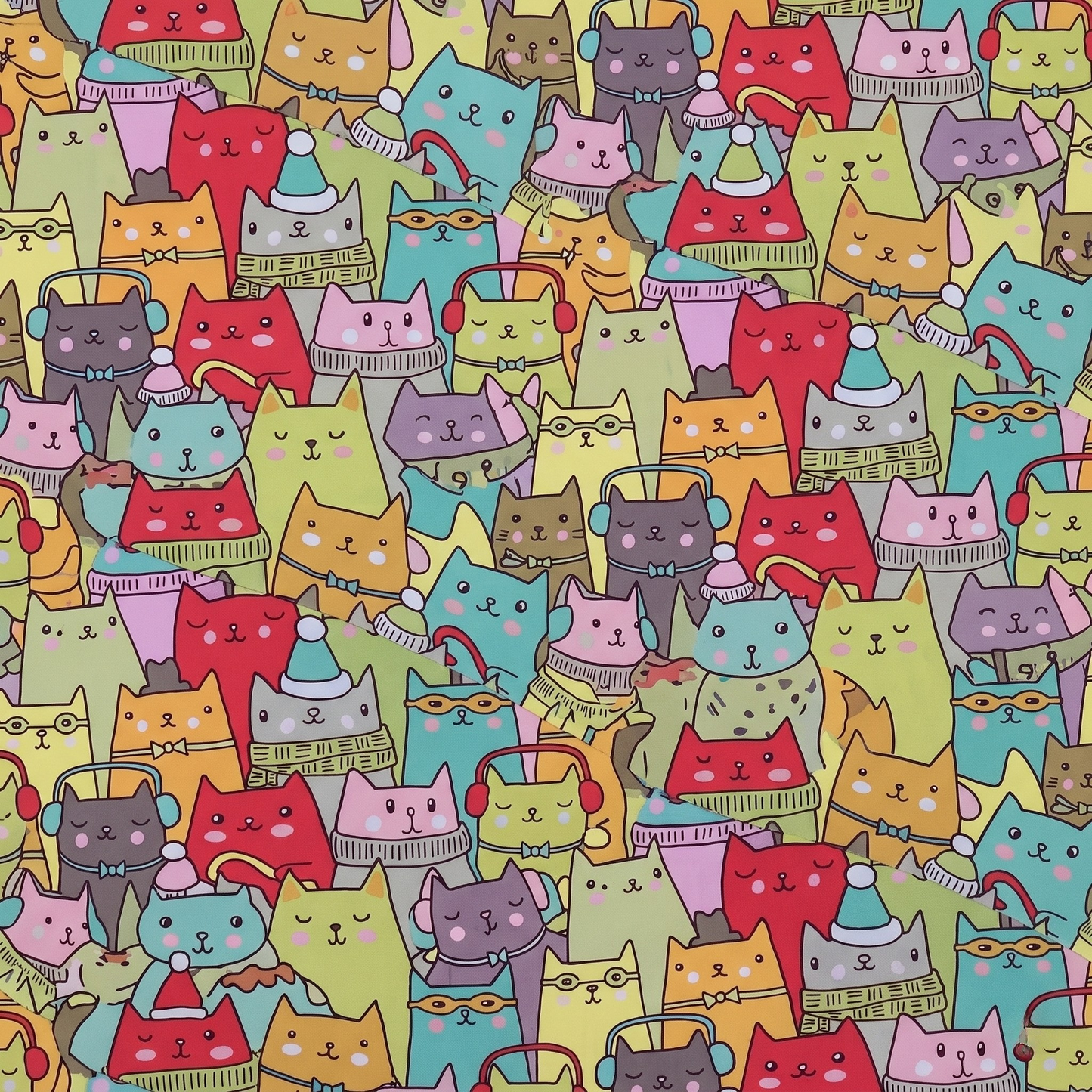 Cat Parade Scrub Cap