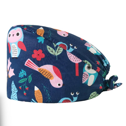 Owl Night Scrub Cap