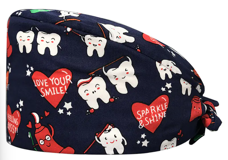 Teeth Friends Scrub Cap