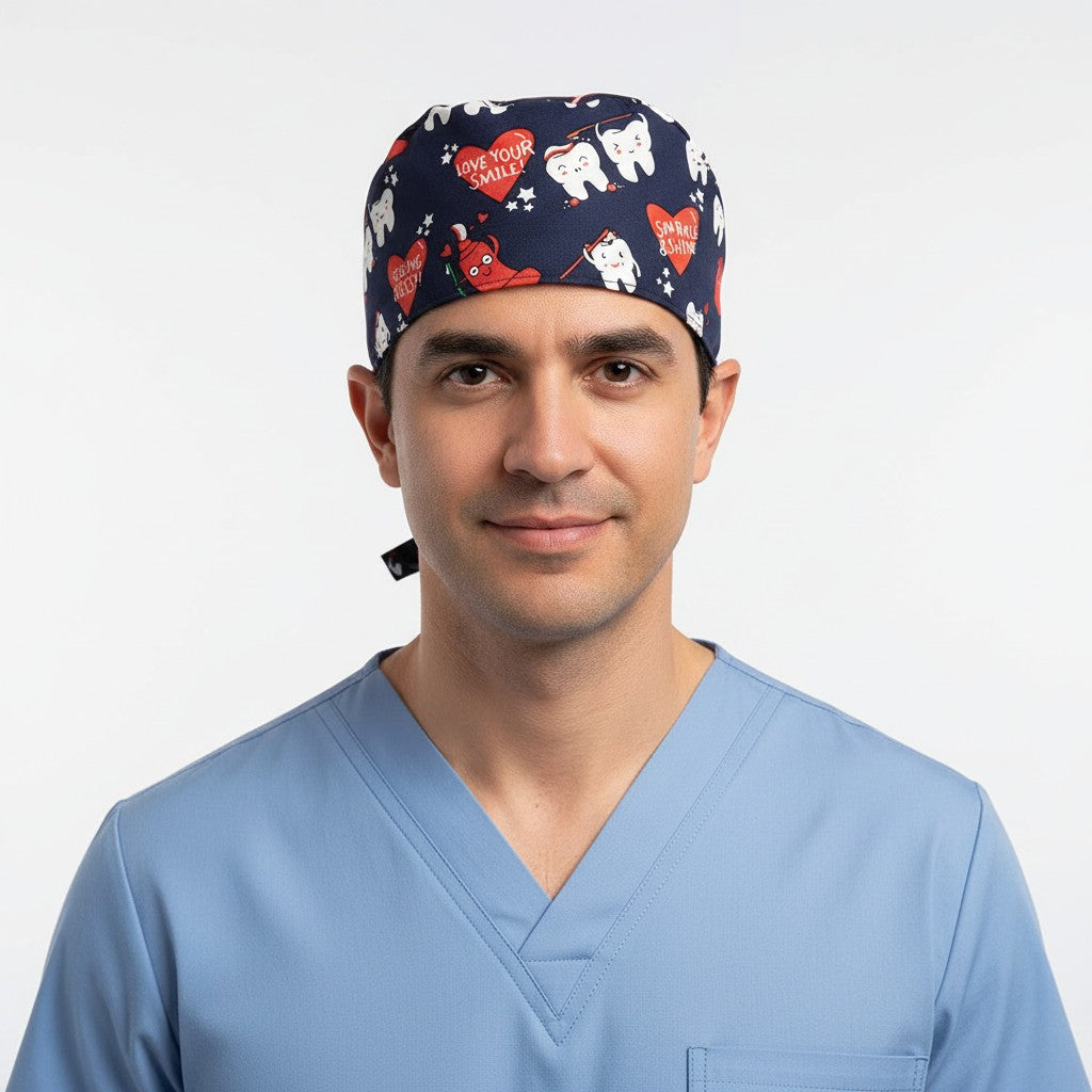 Teeth Friends Scrub Cap