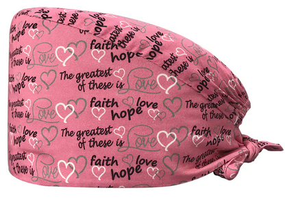 Faith & Hope & Love Scrub Cap