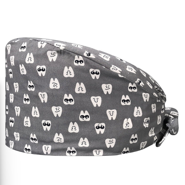 Dental Gray Scrub Cap