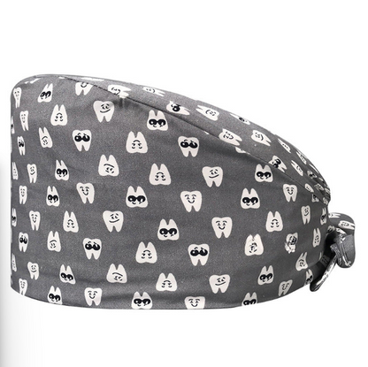 Dental Gray Scrub Cap