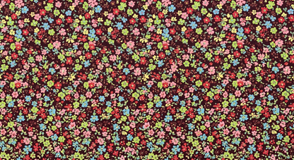 Burgundy Bloom Scrub Cap