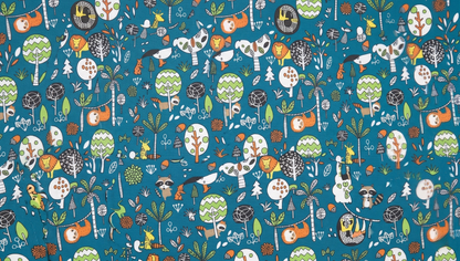 Tropical Forest Ponytail Scrub Cap