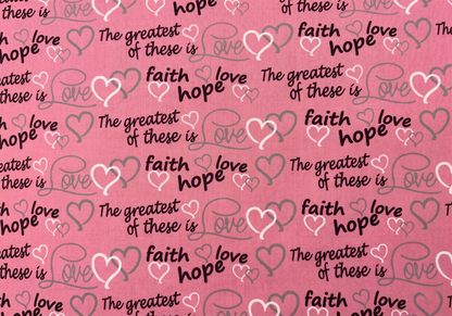 Faith & Hope & Love Scrub Cap