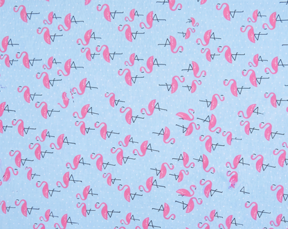 Flamingo Ponytail Scrub Cap