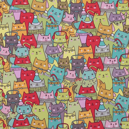 Cat Parade Scrub Cap