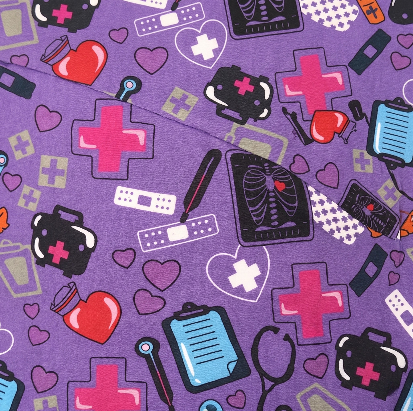 Purple Emergency Scrub Cap