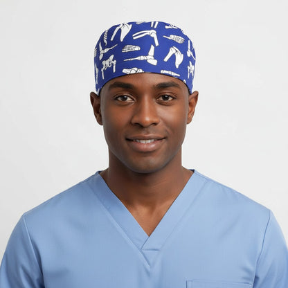 X-Ray Blue Scrub Cap