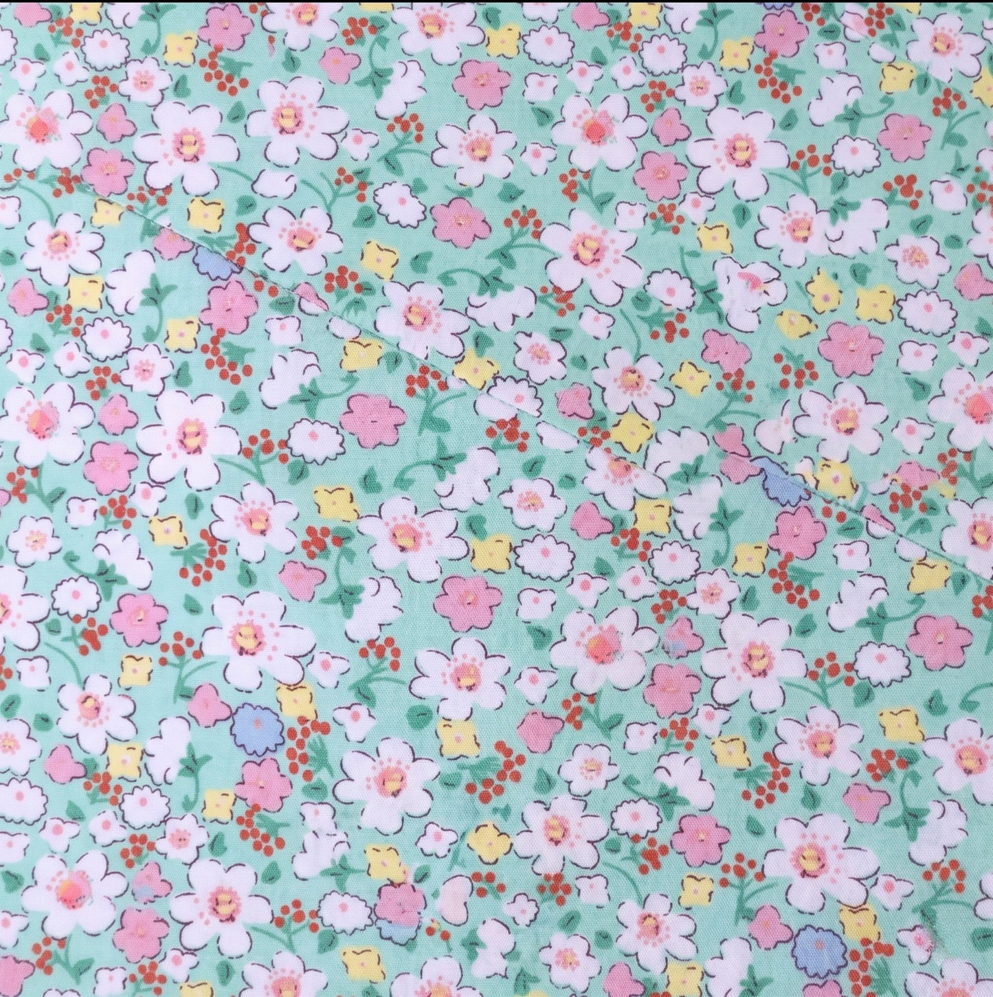 Turquoise Garden Scrub Cap