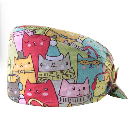 Cat Parade Scrub Cap