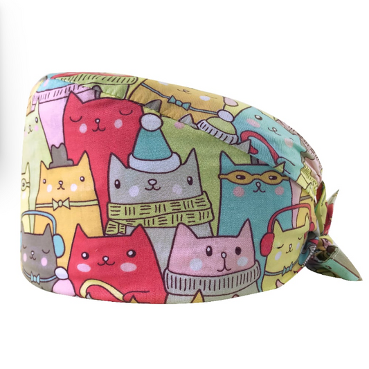 Cat Parade Scrub Cap