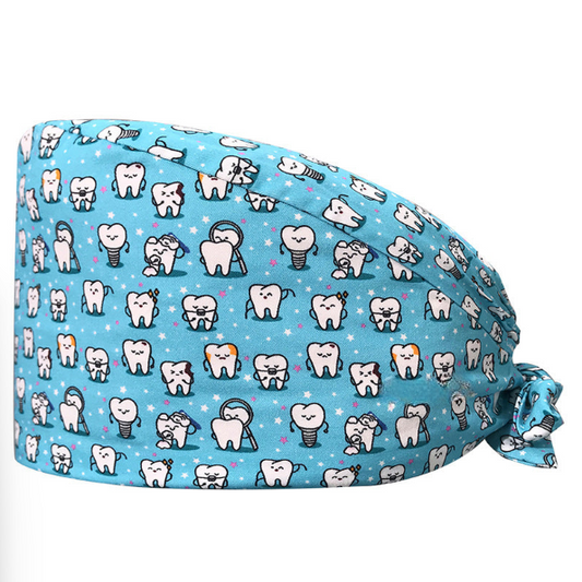 Smiling Teeth Scrub Cap