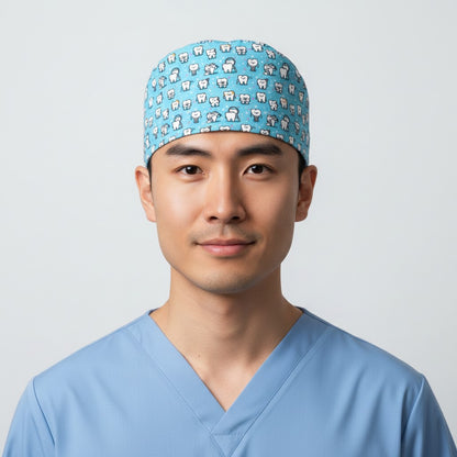 Smiling Teeth Scrub Cap