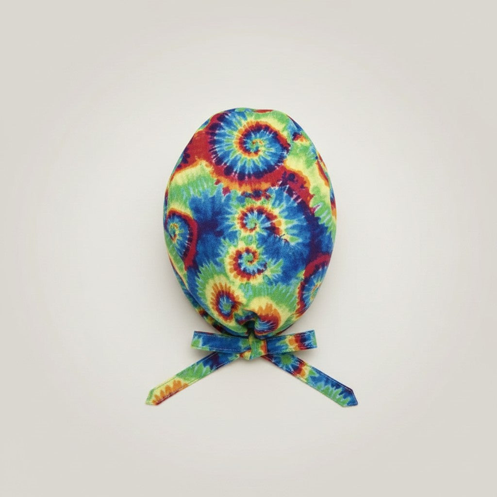 Tie-dye Swirl Scrub Cap