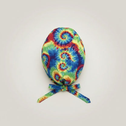 Tie-dye Swirl Scrub Cap