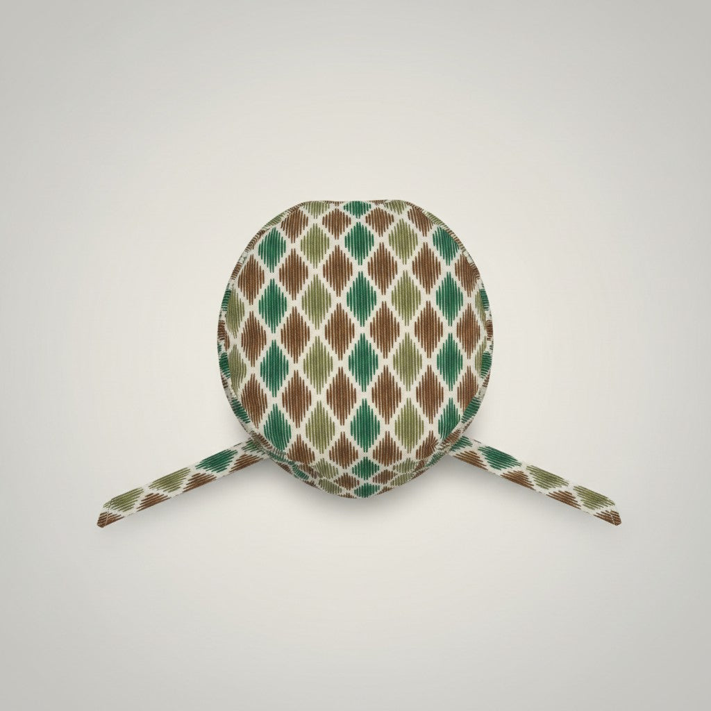 Autumn Pattern Scrub Cap