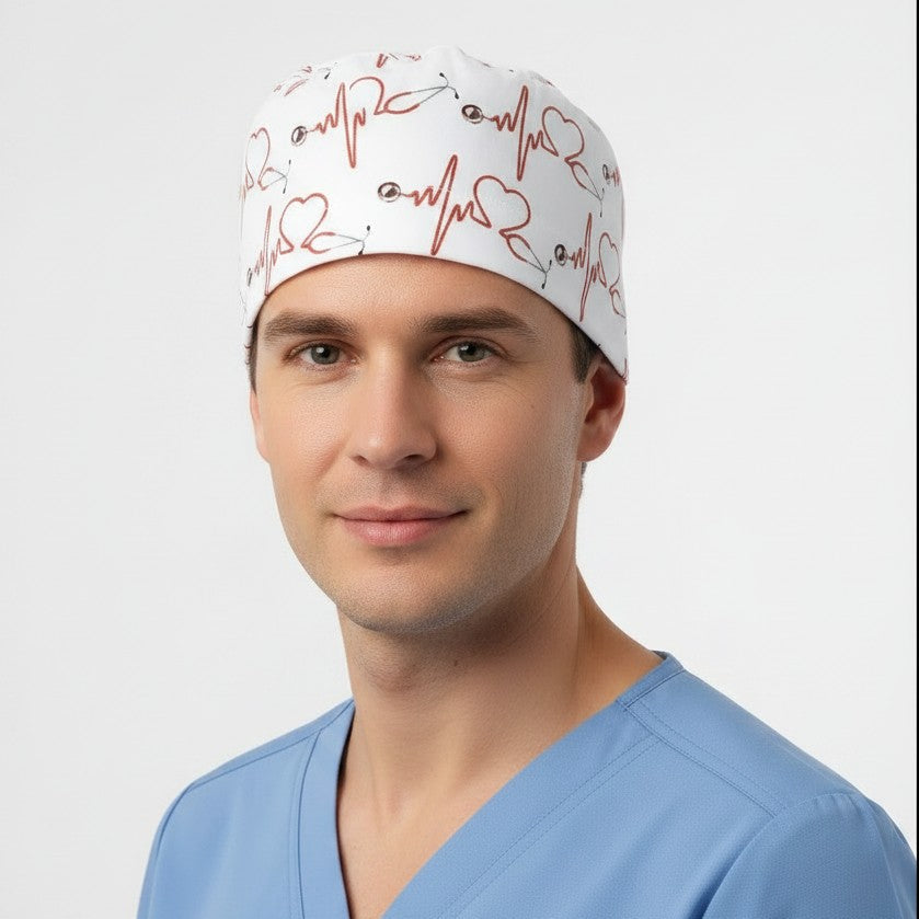 Burgundy Scrub Cap