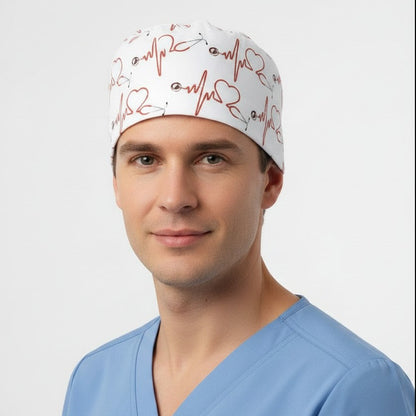 Burgundy Scrub Cap