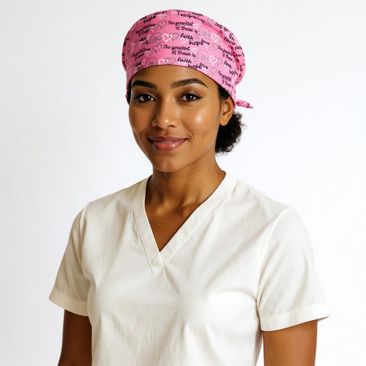 Faith & Hope & Love Scrub Cap