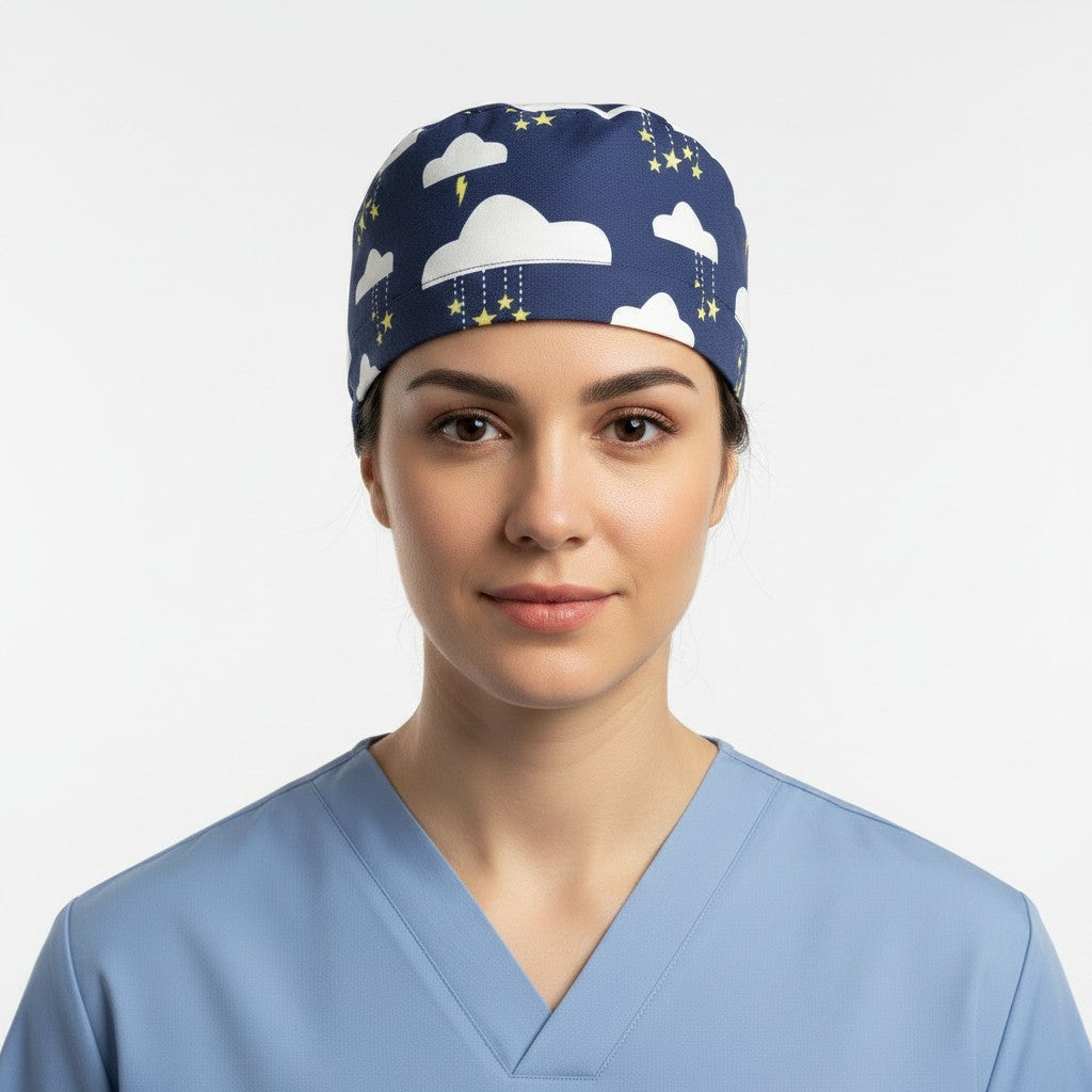 Midnight Thunder Scrub Cap