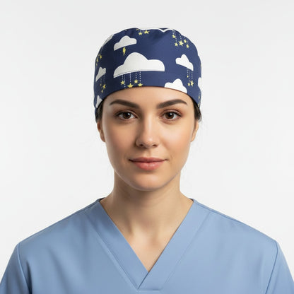 Midnight Thunder Scrub Cap
