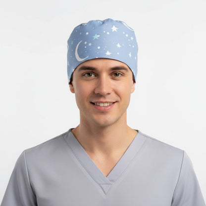 Navy Sky Scrub Cap