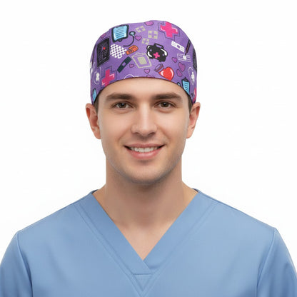 Purple Emergency Scrub Cap