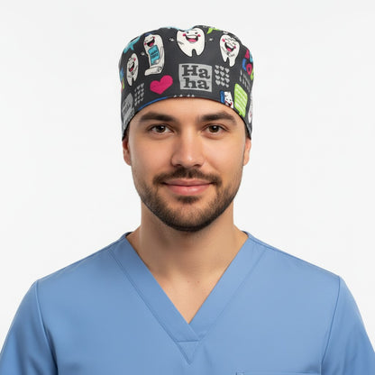 Happy Tooth Scrub Cap