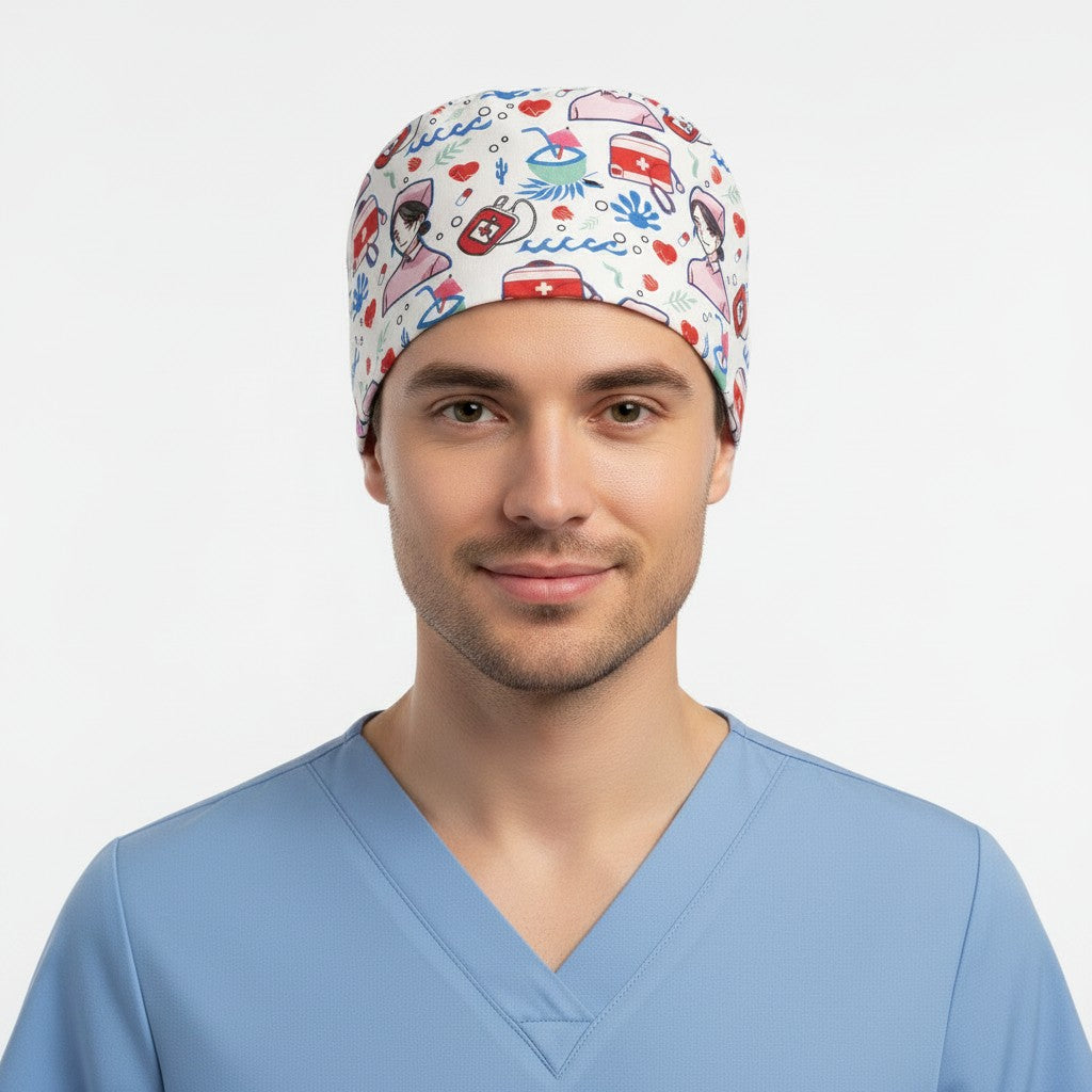 Tropical Emergency Scrub Cap