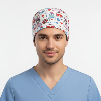 Tropical Emergency Scrub Cap
