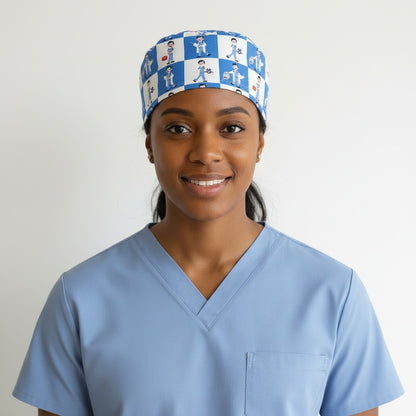 Medical Superheroes Scrub Cap
