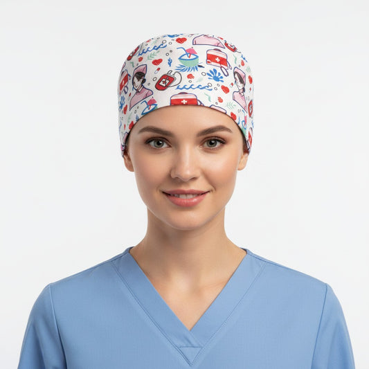 Tropical Emergency Scrub Cap
