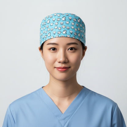 Smiling Teeth Scrub Cap