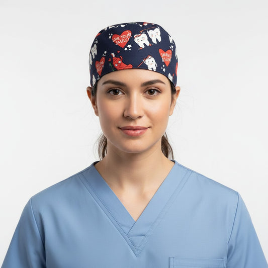 Teeth Friends Scrub Cap