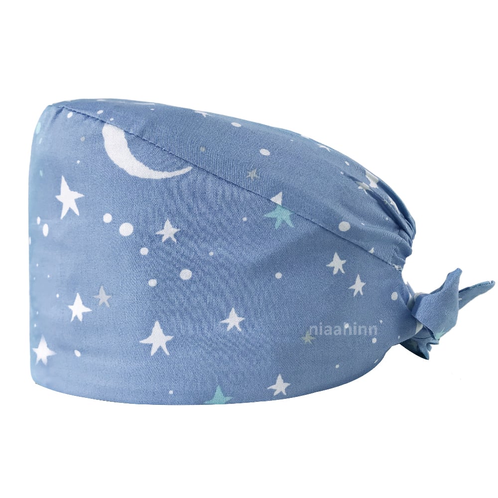 Navy Sky Scrub Cap