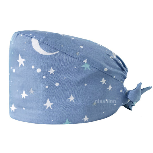 Navy Sky Scrub Cap