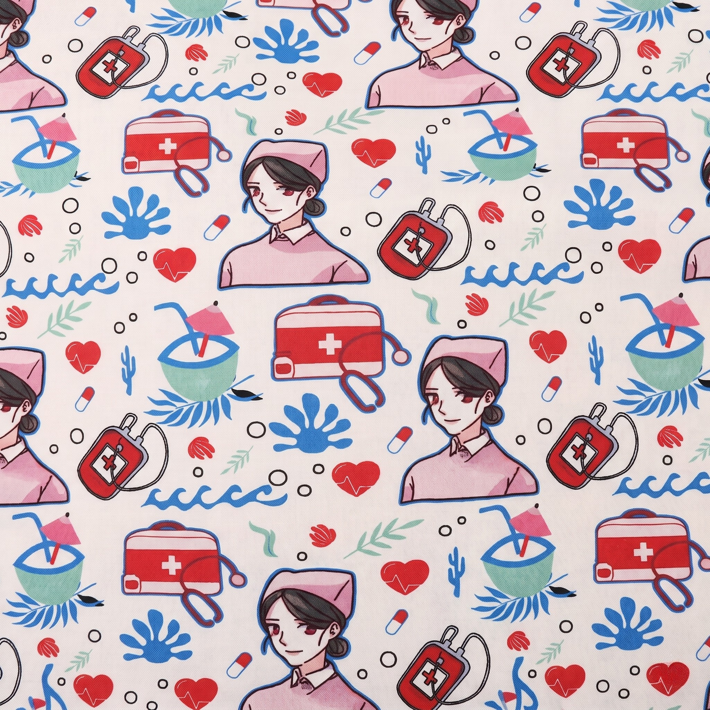 Tropical Emergency Scrub Cap