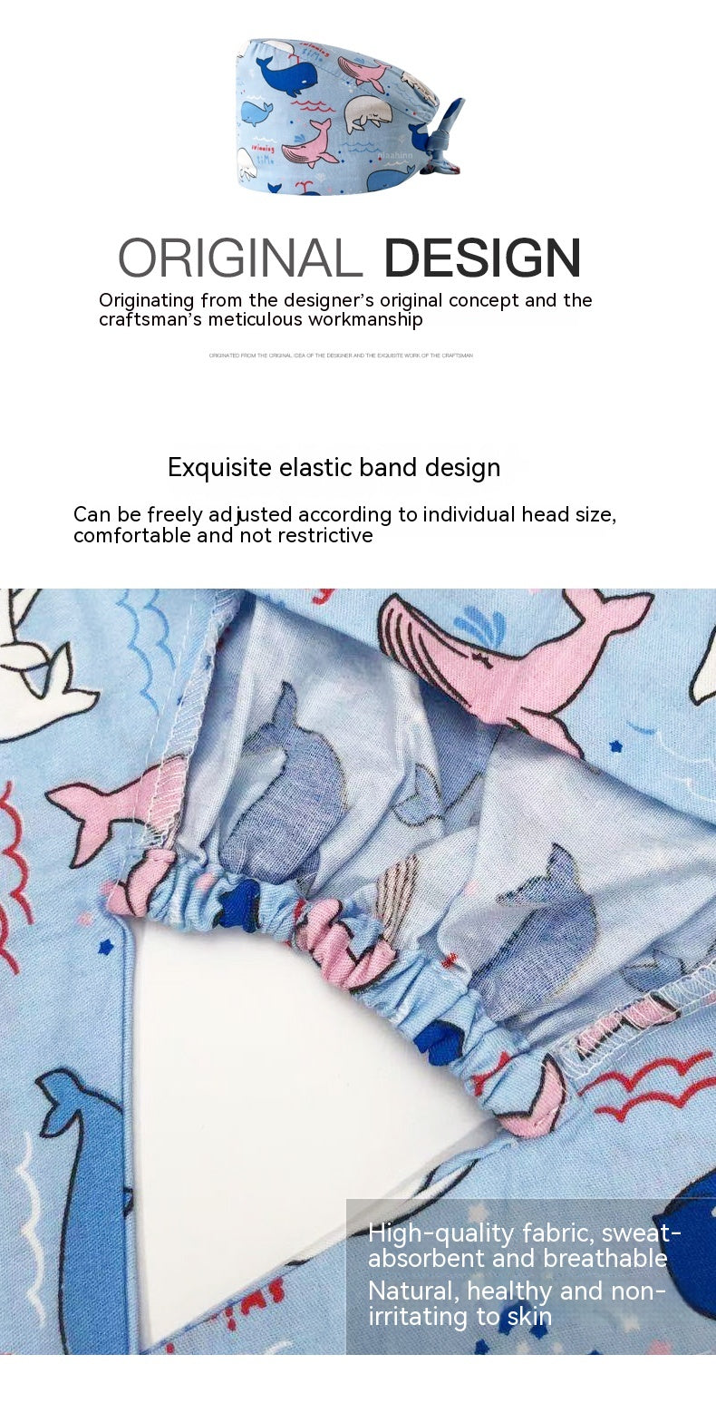 X-Ray Blue Scrub Cap