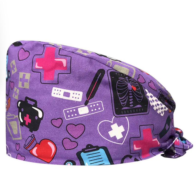 Purple Emergency Scrub Cap