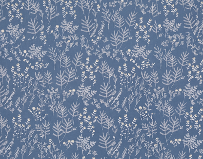 Blue Wheat Ponytail Scrub Cap