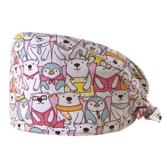Cozy Bears Scrub Cap