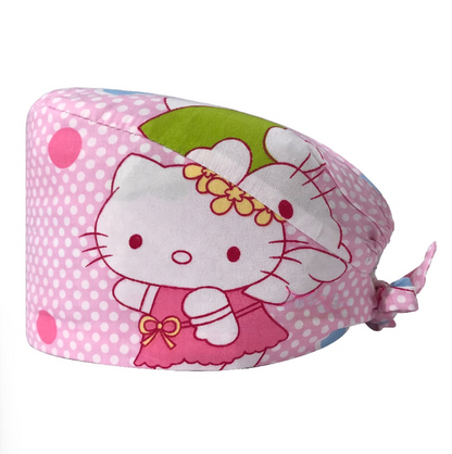 Cute Kitty Scrub Cap